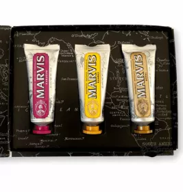 *Подарунковий Набір Marvis із зубними пастами трьох смаків Royal, Karakum, Rambas, 3x25мл