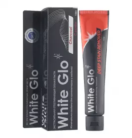 *Зубная паста White Glo отбеливающая с углем 100г