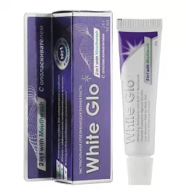 Зубная паста White Glo відбілююча 2в1 з ополіскувачем 24г