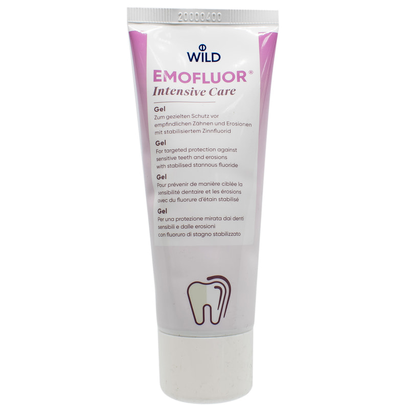 Гель Dr.Wild Emofluor Intesive Care с стабилизированным фторидом олова 75мл Гель Dr.Wild Emofluor Intesive Care с стабилизированным фторидом олова 75мл