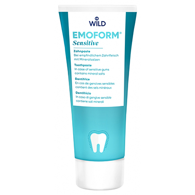 Зубная паста Dr.Wild Emoform-F Для чувствительных зубов 75 мл Зубная паста Dr.Wild Emoform-F Для чувствительных зубов 75 мл