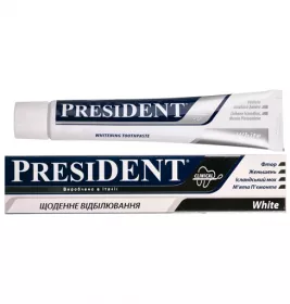 *Зубна паста PRESIDENT Clinical White 75 мл