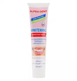 *Зубна паста ALPEN-DENT відбілююча для чутливих зубів 100 мл