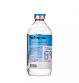 Рефортан 130 раствор для инфузий по 500 мл у флаконі 1 шт.