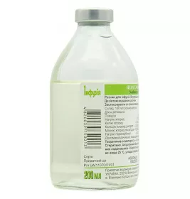 Неогемодез розчин для інфузій по 200 мл у флаконі 1 шт.