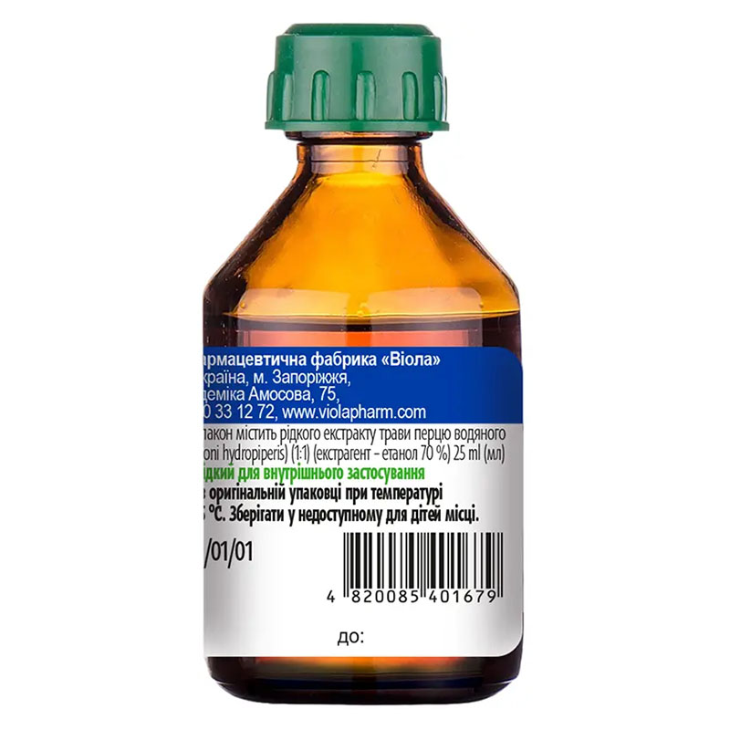 Перцю водяного екстракт розчин по 25 мл у флаконі - Віола