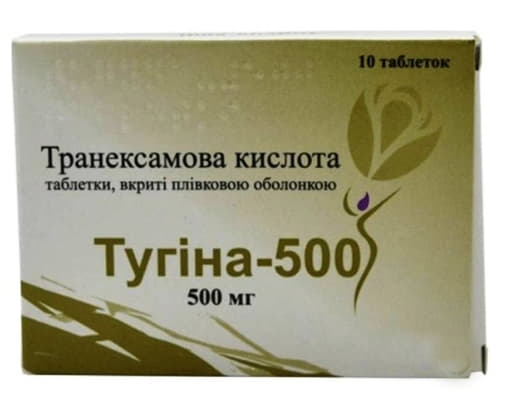 Тугіна-500 таблетки по 500 мг 10 шт.