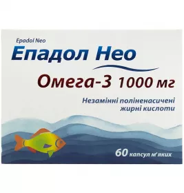 Епадол Нео капсули по 1 г 60 шт. (10х6)