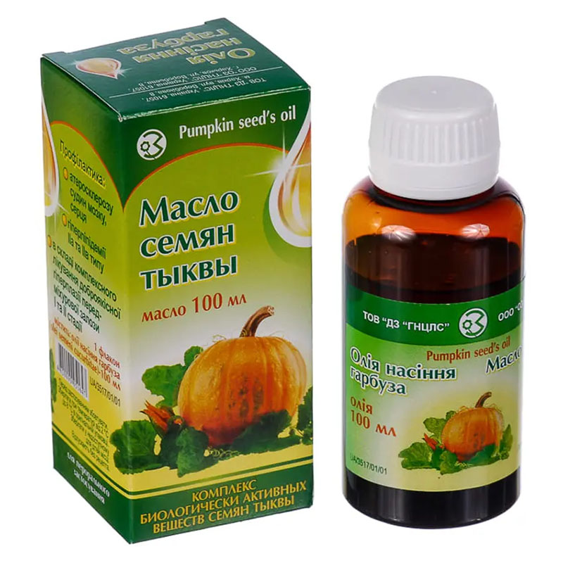 Олія насіння гарбуза олія по 100 г у флаконі 1 шт.