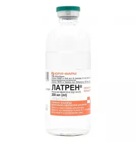 Латрен раствор для инфузий 0.5 мг/мл по 200 мл в бутылке