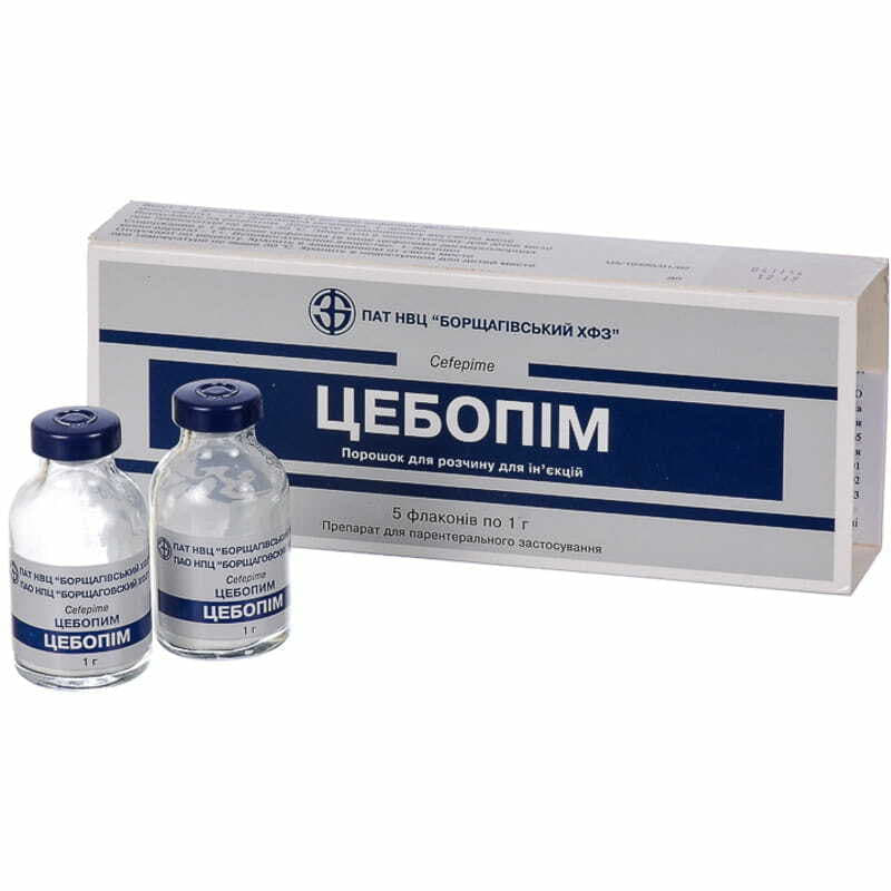 Цебопім порошок по 5 г у флаконі 5 шт.