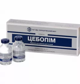 Цебопім порошок по 5 г у флаконі 5 шт.