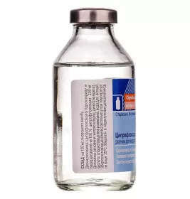 Ципрофлоксацин-Новофарм розчин для інфузій 2 мг/мл по 100 мл у пляшці 1 шт.