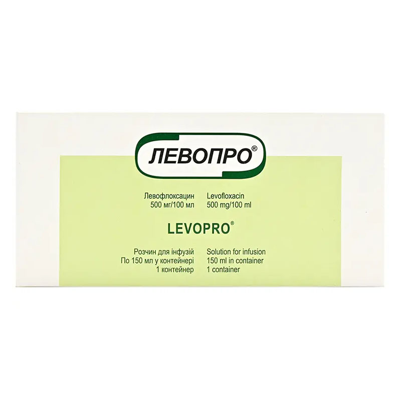 Лівопро розчин для інфузій 500 мг/100 мл по 150 мл у контейнері - Фарматрейд