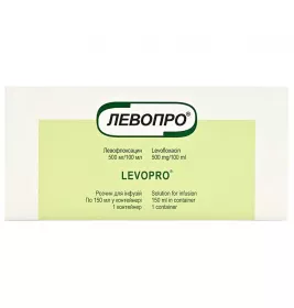 Лівопро розчин для інфузій 500 мг/100 мл по 150 мл у контейнері - Фарматрейд