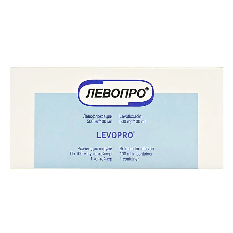 Лівопро розчин для інфузій 500 мг/100 мл по 100 мл у контейнері - Фарматрейд