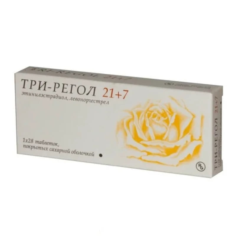 ТРИ-РЕГОЛ 21+7, Gedeon Richter (Угорщина), табл. в/о комб-уп., №28