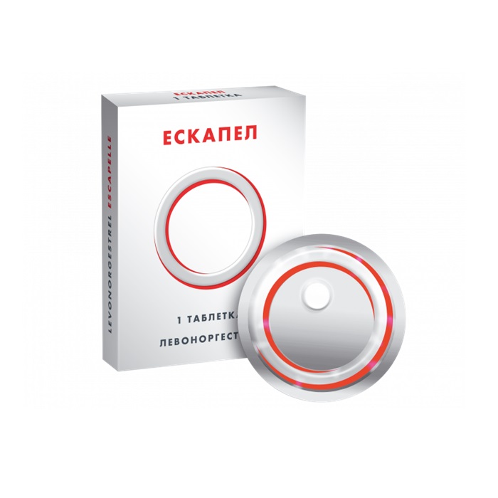 Ескапел таблетки по 1.5 мг 1 шт.