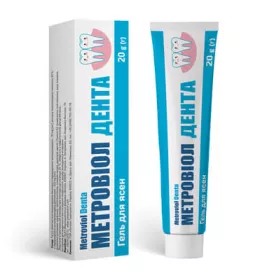 Метродент гель зубний з ананасовим ароматом по 20 г у тубах