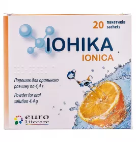 Іоніка порошок по 4.4 г у пакетиках 20 шт.