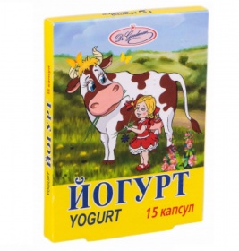 Йогурт капсули по 2 млрд. 15 шт. у блістері