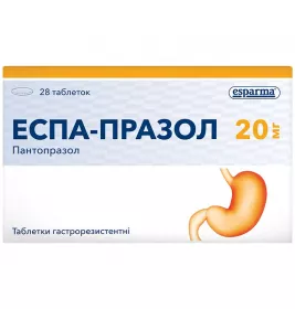 Эспа-празол таблетки по 20 мг 28 шт. (14х2)