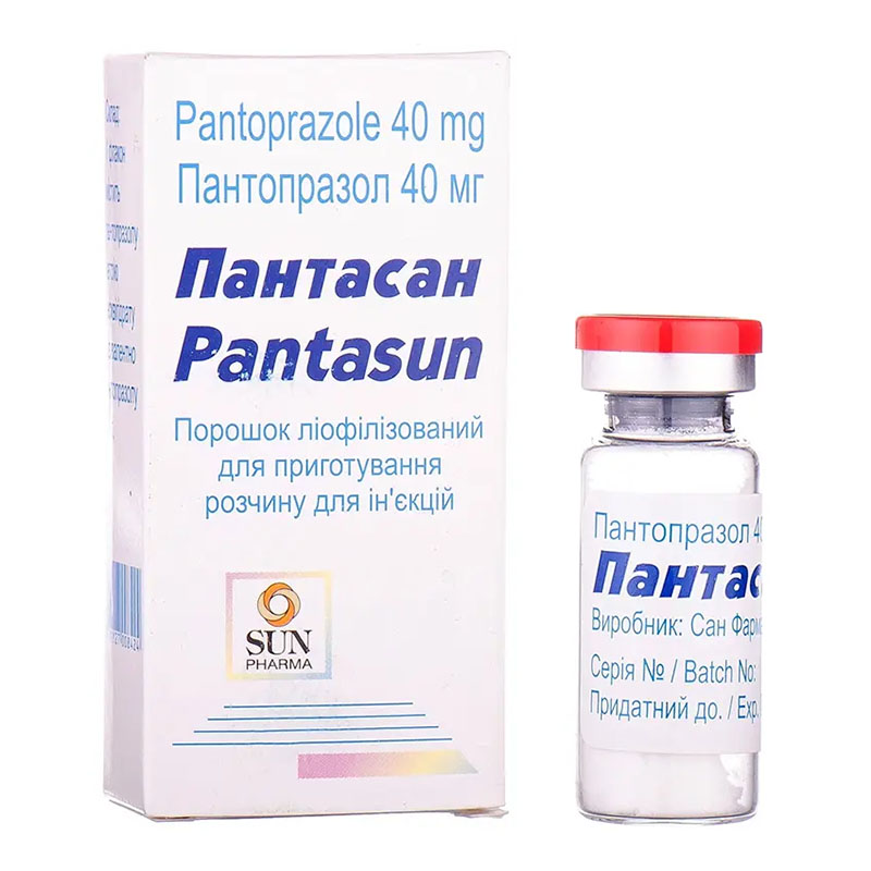 Пантасан порошок по 40 мг у флаконі 1 шт.