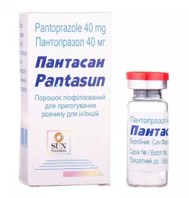Пантасан порошок по 40 мг у флаконі 1 шт.