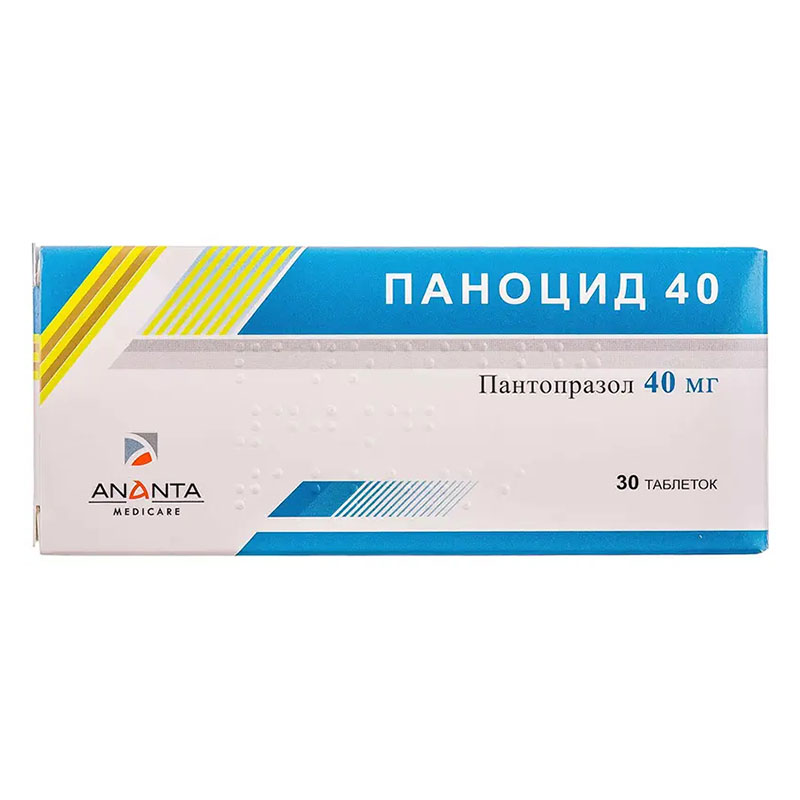 Паноцид 40 таблетки по 40 мг 30 шт. (10х3)