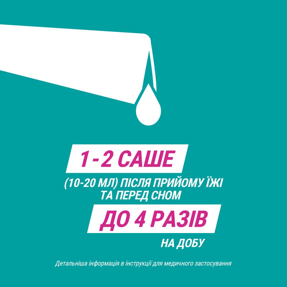 Гавискон двойного действия суспензия по 10 мл в саше 24 шт.