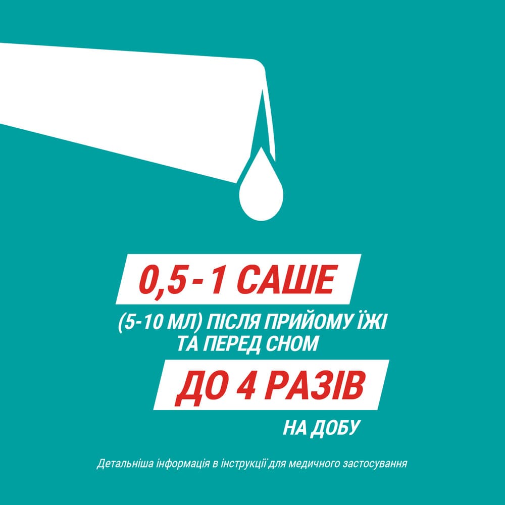 Гавискон Форте мятная суспензия по 10 мл в саше 20 шт.