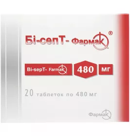 Би-септ-Фармак таблетки по 400 мг/80 мг 20 шт.
