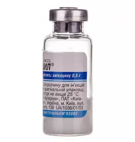 Аміцил ліофілізат по 0.5 г у флаконі 1 шт.