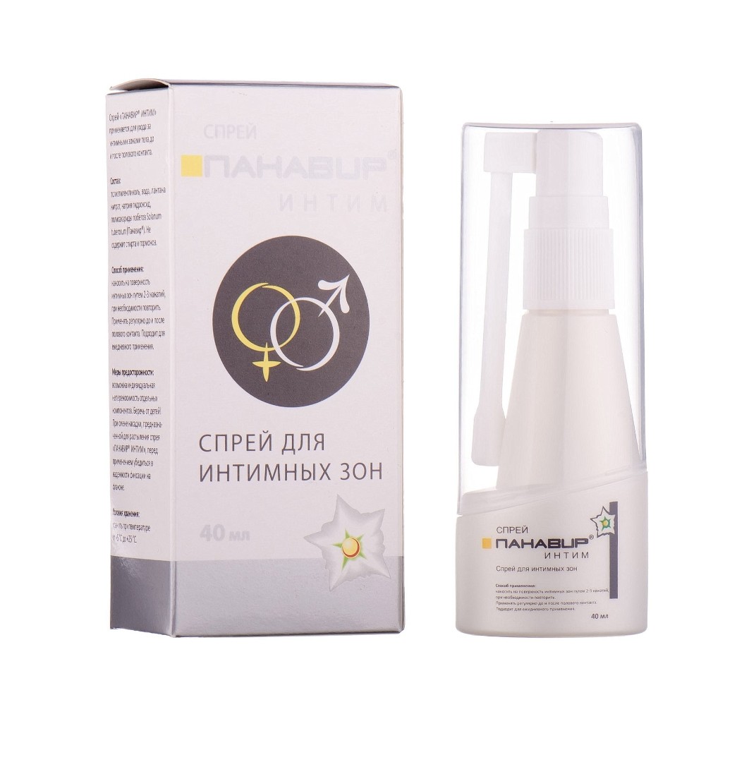 Панавір Інтим спрей/гель по 40 мл у флаконі 1 шт.