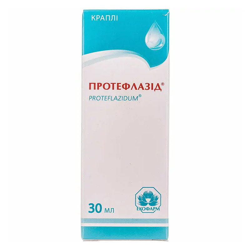 Протефлазід краплі по 30 мл у флаконі 1 шт.