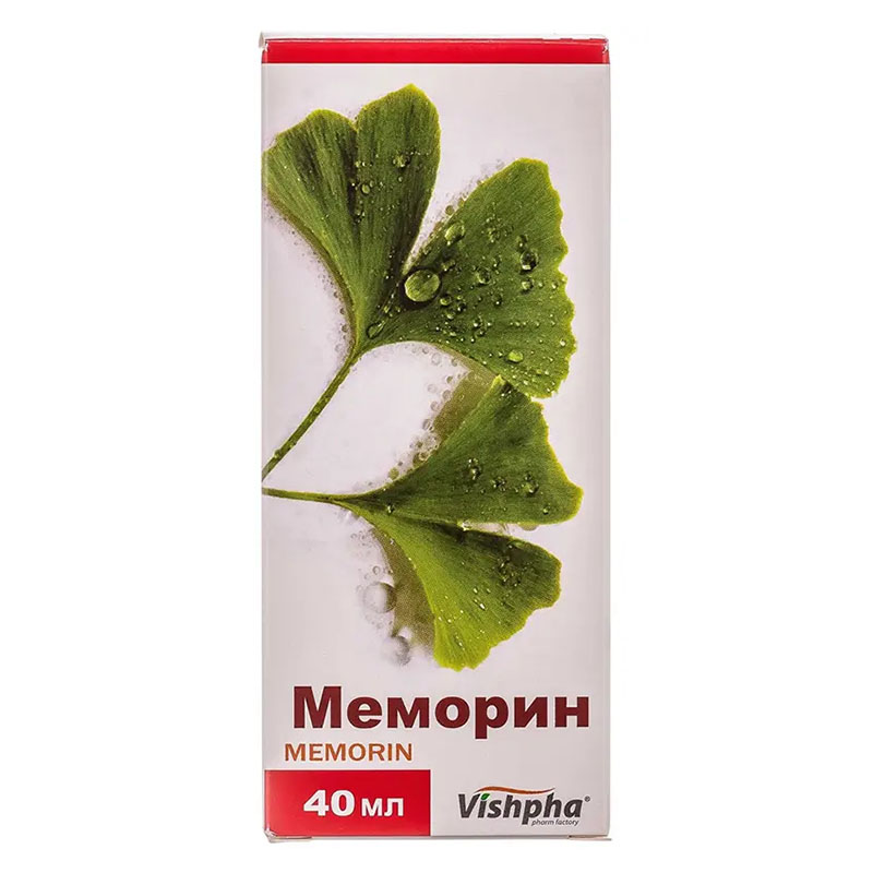 Меморин капли 40 мг/мл по 40 мл во флаконе 1 шт.