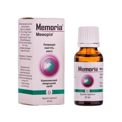 Мемория капли по 50 мл во флаконе 1 шт.