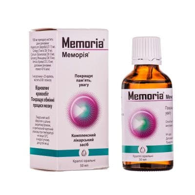 Меморія краплі по 50 мл у флаконі