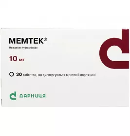 Мемтек-Дарниця таблетки по 10 мг 30 шт.