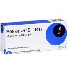 Мемантин-Тева таблетки по 10 мг 30 шт.