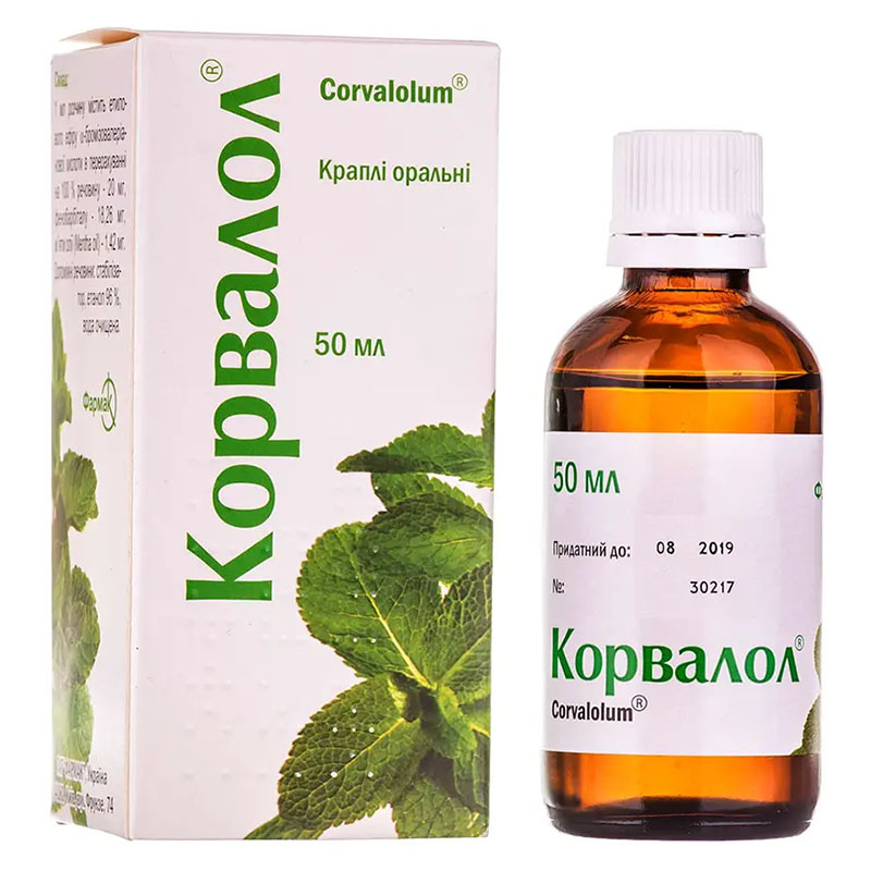 Корвалол капли по 50 мл во флаконе 1 шт.