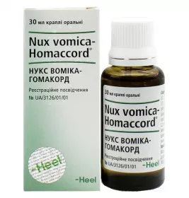 Нукс вомика-гомакорд капли по 30 мл во флаконе 1 шт.