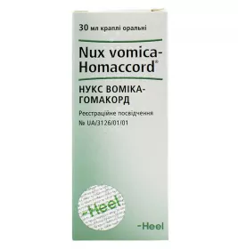 Нукс воміка-гомакорд краплі по 30 мл у флаконі 1 шт.