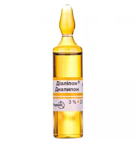Діаліпон розчин для інфузій 3% в ампулах по 20 мл 5 шт.