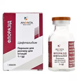 Флоразід порошок по 1 г у флаконі 1 шт.