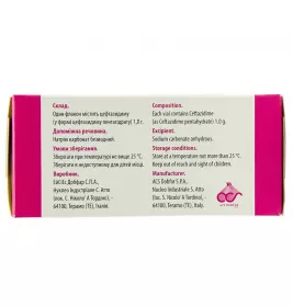 Єврозиди порошок по 1 г у флаконі 10 шт.