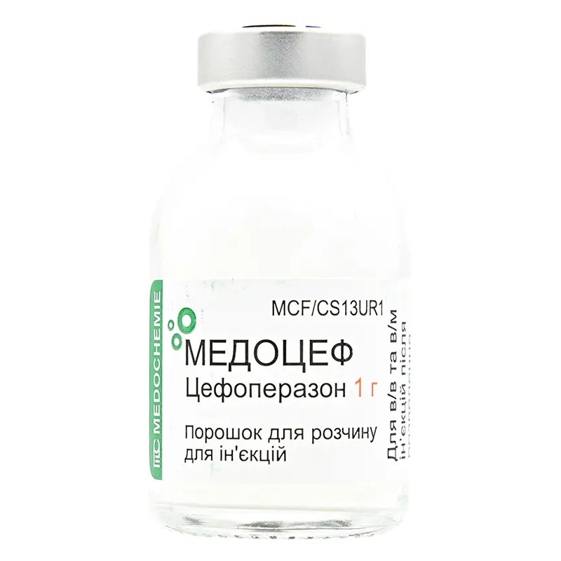 Медоцеф порошок по 1 г во флаконе 1 шт.
