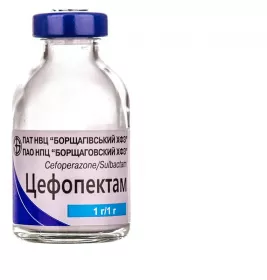 Цефопектам порошок по 1 г/1 г во флаконе 1 шт.