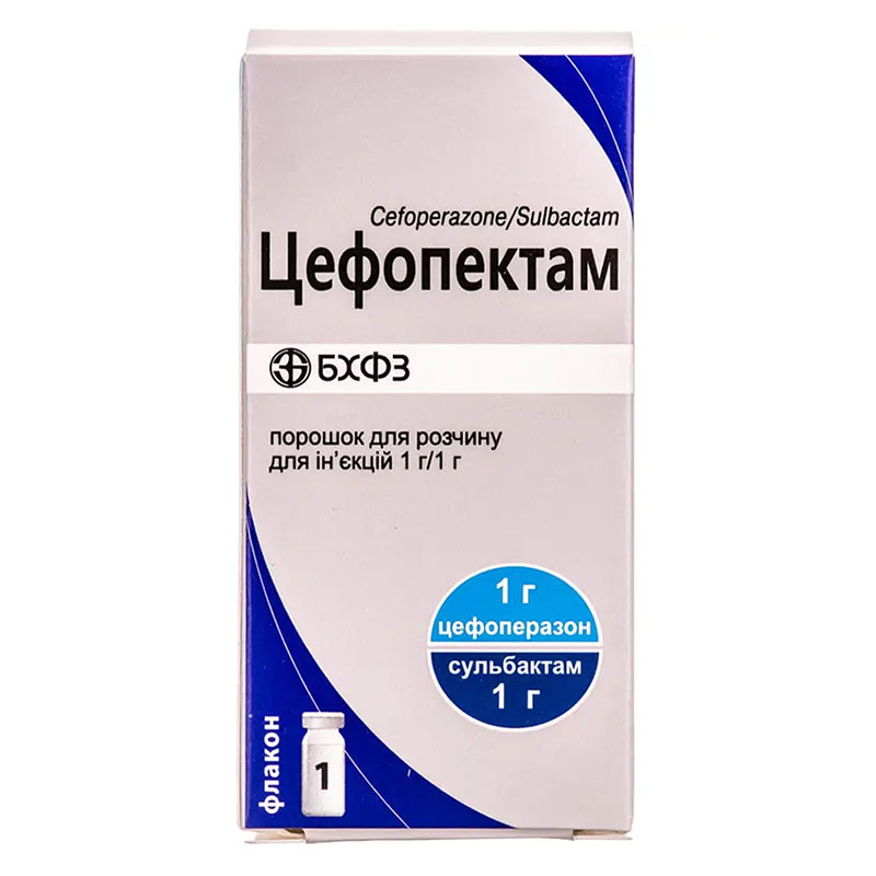 Цефопектам порошок по 1 г/1 г у флаконі 1 шт.