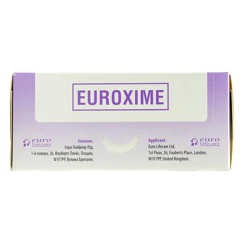 Євроксим порошок по 750 мг у флаконі 10 шт.